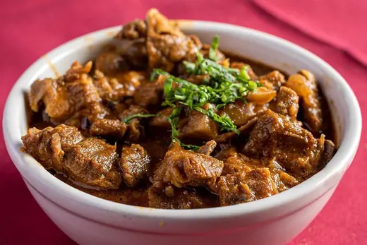 24. Manange Khasi Ko Masu (Goat Meat with Bone)